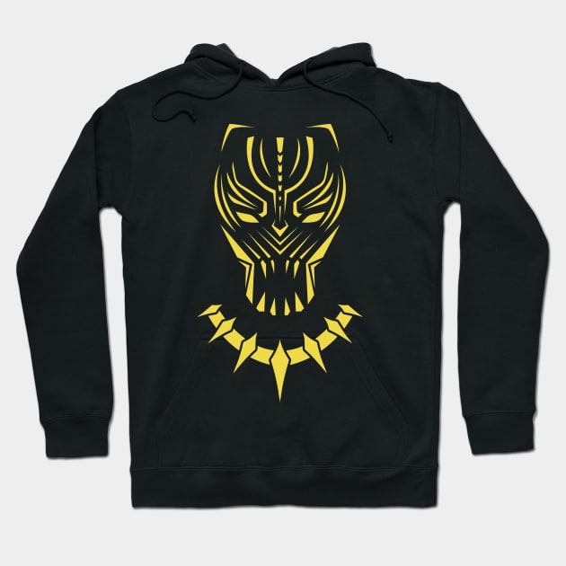 Golden Jaguar - Black panther Hoodie by PWCreate